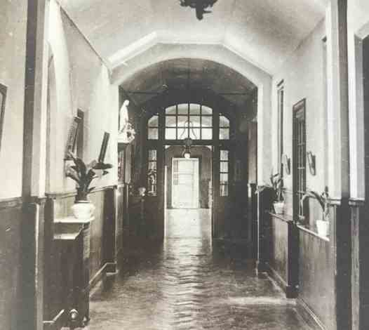 The main corridor off Main Reception - early 1900s