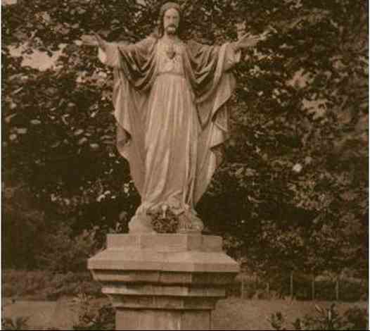 Statue in the Grounds presented by Father Higley - 1910
