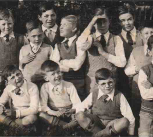 Boy students at the School - 1940s