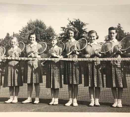 School Tennis Team - 1956