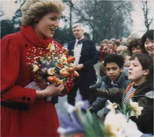 Meeting Princess Diana in Hertford - early 1990s